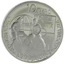 San Marino 5 & 10 Euros - FIFA World Cup 2006 - BE - R Rome - 2004