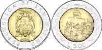 San Marino 500 Lira - 1998 - Fortifications - Second round