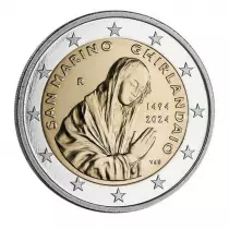 San Marino 50th anniversary of the Declaration of the Rights of Citizens - 2 Euros Comm&eacute;mo 2024
