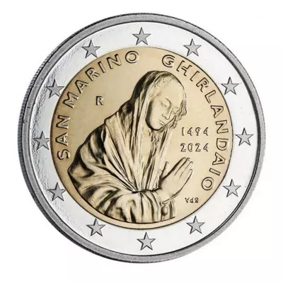 San Marino 530 years since Ghirlandaio\'s death - 2 Euros Comm�mo 2024