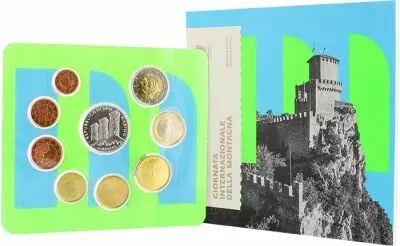 San Marino BU Euro 2022 box set - International Mountain Day