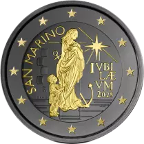 San Marino Jubilee (Holy Year) - 2 Euros Ruthenium Commémo 2025