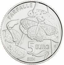 San Marino Set Euro 2024 + 5 ? - Butterflies
