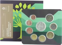 San Marino Set Euro San Marino 2019 + 5 Silver Euros - International Forest Day