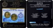 San Marino Set of 2 Coins (20 and 50 Centimes) - 2003