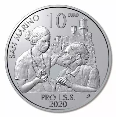 San Marino Snake - 10 Euros Colour 2023 - Chinese Astrology