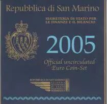 San Marino UNC Set San Marino 2005 - 9 euro coins