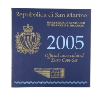 San Marino UNC Set San Marino 2005 - 9 euro coins