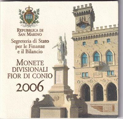 San Marino UNC Set San Marino 2006 - 9 euro coins