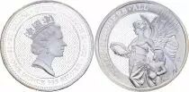 Sant\'Elena 1 Pound - 1 oz Silver - Queen\'s virtues truth - 2022