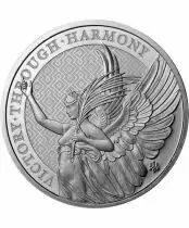 Santa Helena 1 Pound - 1 oz Silver - Queen\'s virtues victory - 2022