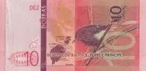 Santo Tom&eacute; y Principe 10 Dobras - Butterfly - Bird- Polymer - 2020 - UNC - P.NEW