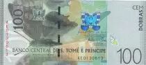 Santo Tom� y Principe 100 Dobras Butterfly - Bird - 2016 (2017)