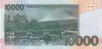 Santo Tom&eacute; y Principe 10000 Dobras - King Amador - Ossobo - 31-12-2013 - Serial BA