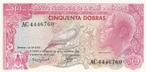 Santo Tom&eacute; y Principe 50 dobras - Kg Amador, flower - Fishermen - 1982