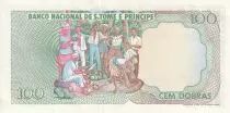 Sao Tome e Principe 100 Dobras - King Amador - 1989 - P.60
