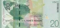Sao Tomé-et-Principe 20 Dobras Papillons - Grenouille - 2016 (2017)