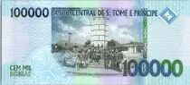 Sao Tom&eacute; und  Prinzice 100000 Dobras Francisco Jos&eacute; Tenreiro, bird - 2010