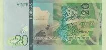 Sao Tom&eacute; und  Prinzice 20 Dobras Butterfly - Frog - 2016 (2017)