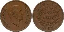 Sarawak 1/2 Cent Charles V Brooke  - 1933 H