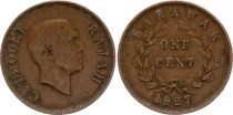 Sarawak 1 Cent Charles V Brooke  - 1937 H