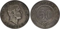 Sarawak 50 Cent Charles V Brooke  - 1927 H