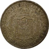 Sardaigne Charles-Felix - 5 Lire Argent - 1829 P G&ecirc;nes