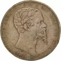 Sardinia Victor Emmanuel II - 5 Silver Lire - 1851 B Turin