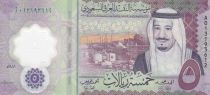 Saudi Arabia 5 Riyals,  King Salmane - 2020 - Polymer - UNC