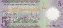 Saudi Arabia 5 Riyals,  King Salmane - 2020 - Polymer - UNC