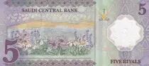 Saudi-Arabien 5 Riyals,  Roi Salmane - Saudi Central Bank -2024 - Polymer