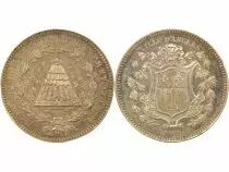 Savings Bank of Angers- Silver Token - Horn Punchmark (after 1879)
