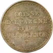 Savings Bank of La Rochelle - Silver Token - After 1880