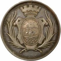 Savings Bank of Nantes - Silver Token - Hand (1845 / 1860)