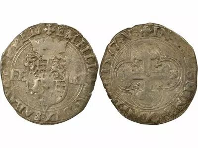 Savoyard State Piedmont, Emmanuel Philibert - Bianco, Ist Type - 1577 V Vercelli