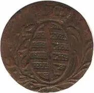 Saxe-Hildburghausen 1 Heller Arms - 1805