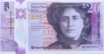 Schottland 20 Pounds - Kate Cranston - Squirrel - Polymer - 2021 - UNC - P.NEW