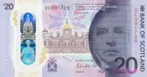 Schottland 20 Pounds Bank of Scotland -  Queensferry Crossing - Polymer - 2019 (2020)  - UNC