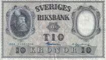 Schweden 10 Kronor - King Gustaf Vasa - 1958 - P.43f