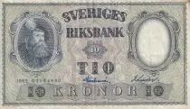 Schweden 10 Kronor - King Gustaf Vasa - 1962 - P.43i
