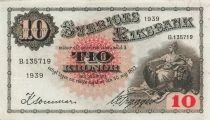 Schweden 10 Kronor - Mother Svea - 1939 - P.34