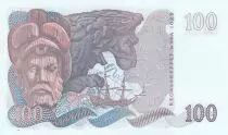 Schweden 100 Kronor - Gustav II Adolf - Boat - 1985 - Serial F - P.54c