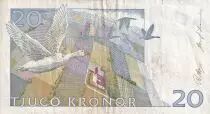 Schweden 20 Kronor - Selma Lagerl&ouml;f - Snow goose - 1991 - P.61a