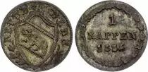 Schweiz 1 Centime, Canton de Gen&egrave;ve - 1840