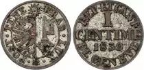 Schweiz 1 Centime, Canton de Gen&egrave;ve - 1840