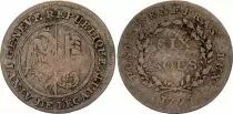 Schweiz 1 Centime, Canton de Gen&egrave;ve - 1840