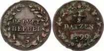 Schweiz 1 Centime, Canton de Gen&egrave;ve - 1840