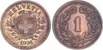 Schweiz 1 Rappen Helvetia - 1934 B - XF - KM.3