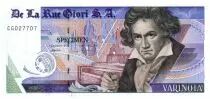 Schweiz 1 Varinota, Test Note - De la Rue Giori - Beethoven - Black Serial
