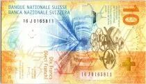 Schweiz 10 Francs Hands of Orchestra conductor - Time -  2017 Hybrid